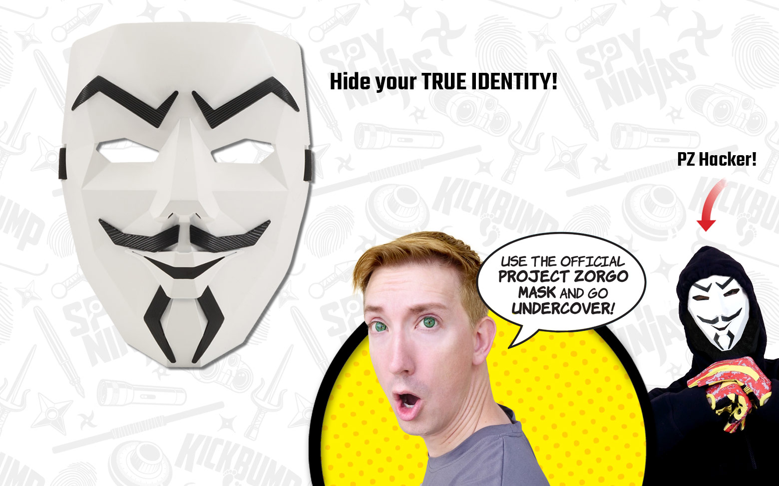 Project Zorgo Infiltration Mission Kit Spy Ninjas - hacker mask in roblox